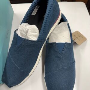TOMS Men's Navy Slip-On Loafers